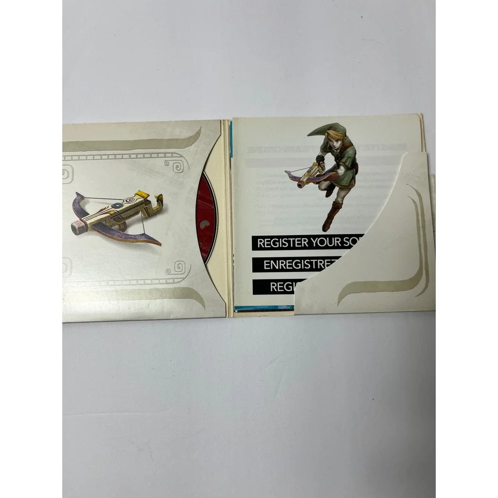 Link's Crossbow‎ Training Nintendo Wii Game Zelda Series with Manual Sleeve